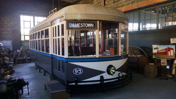 Trolley at Station