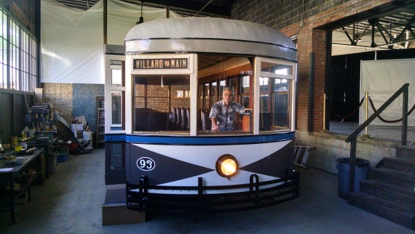 Trolley at Station